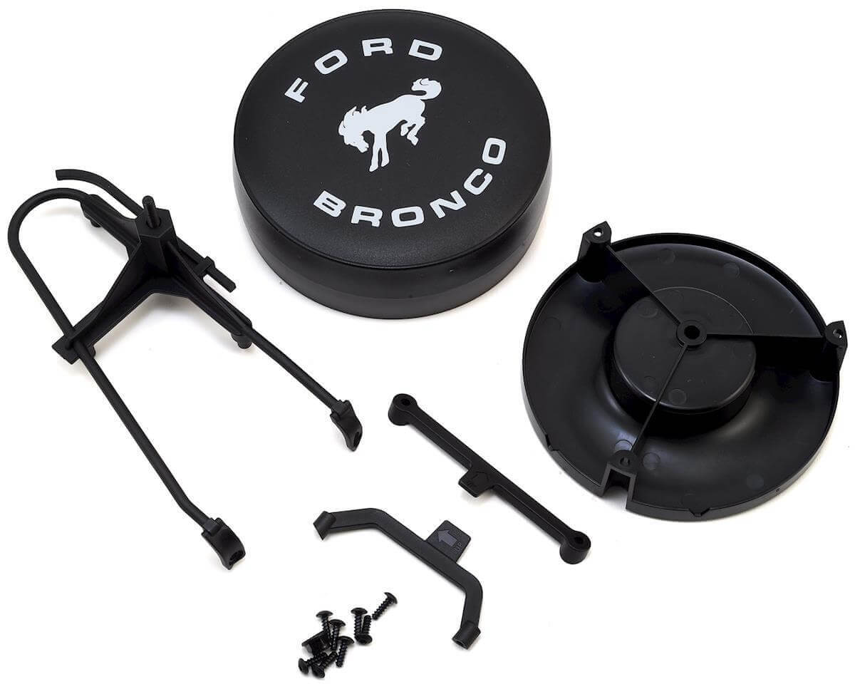 Support et capot de roue de secours Ford Bronco TRX-4 - Traxxas TRX8074 - Breizh Modélisme