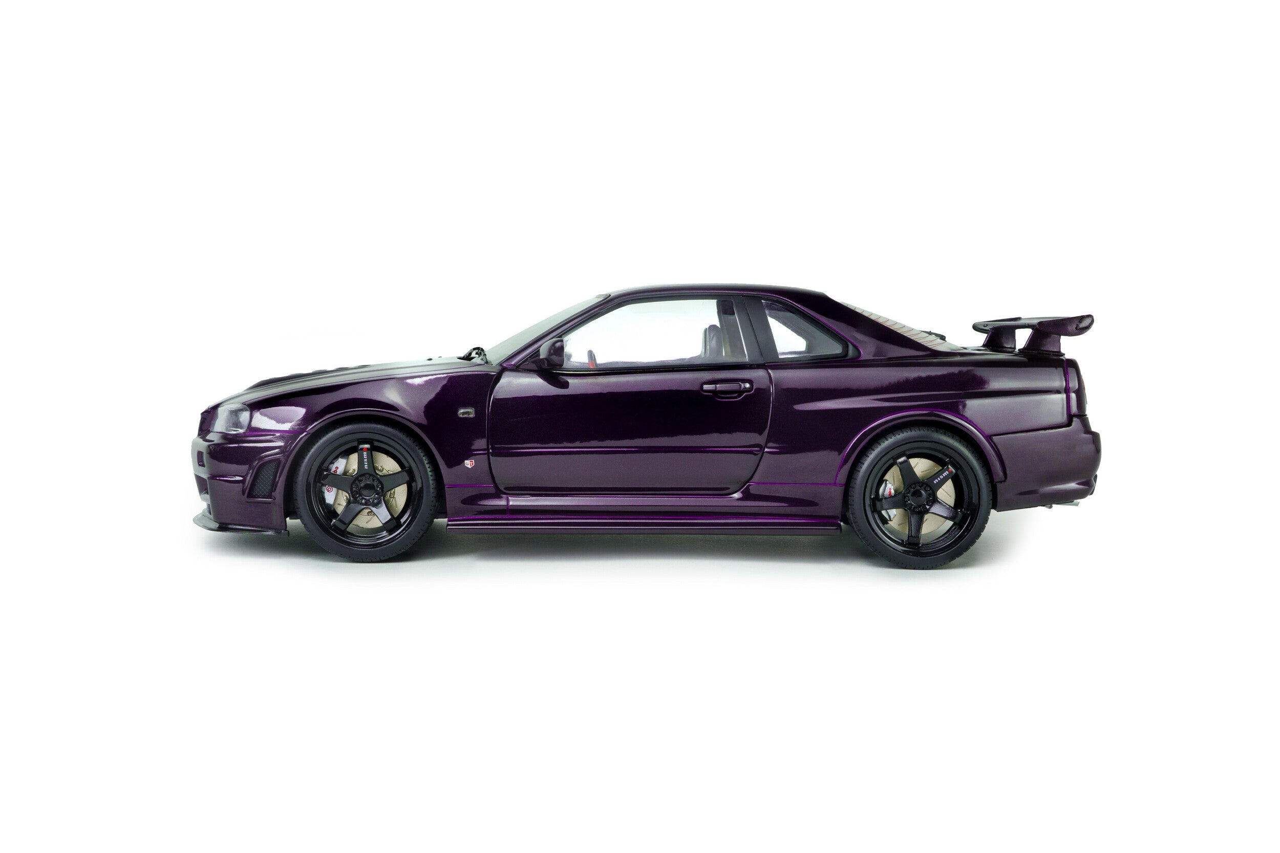 Solido S1804311 Voiture miniature collection 1/18 Nissan Skyline (R34) GT-R Z Tune 1999 Midnight Purple