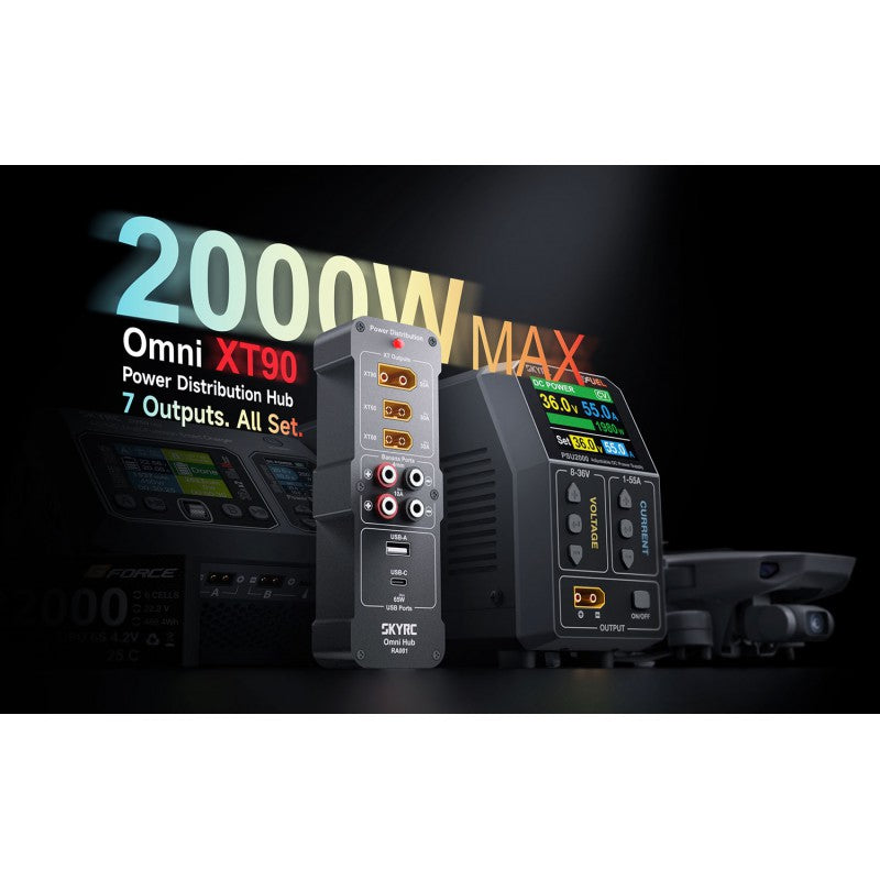 Concentrateur de distribution d'alimentation Omni XT90 - 600163-01