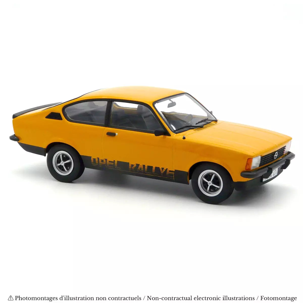 Voiture miniature collection 1/18 Opel Kadett Rallye 2.0 E 1977 Brilliant Ocre Norev 183659