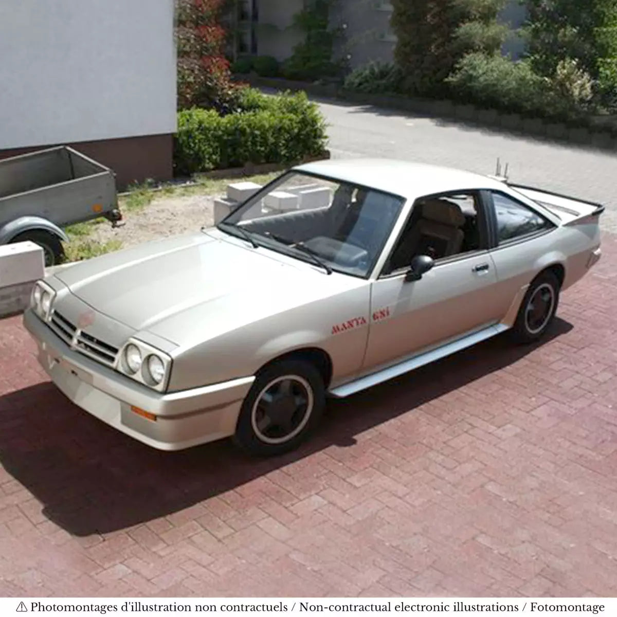 Voiture miniature collection 1/18 Opel Manta GSi 1987 Platine metallisé Norev 183307