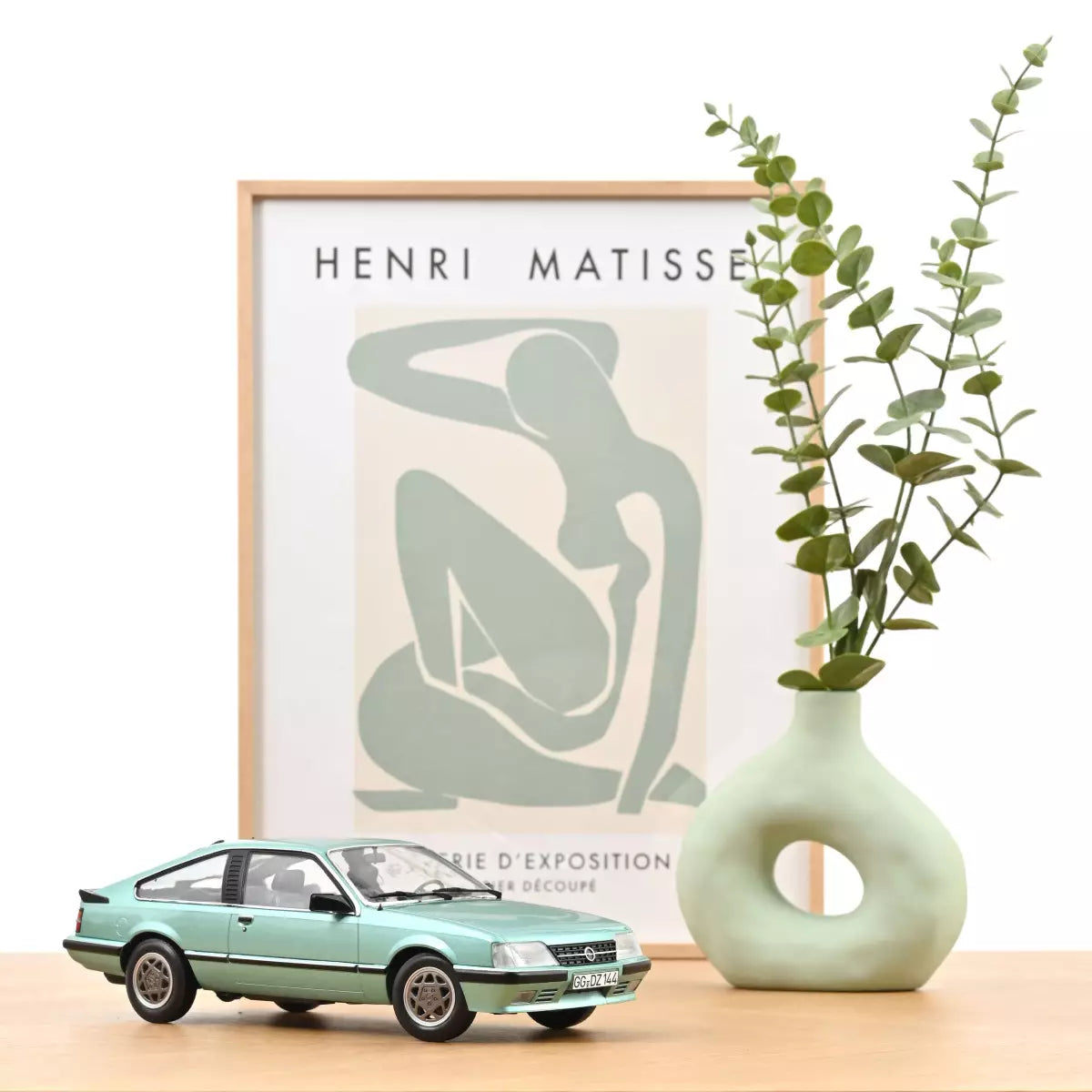 Voiture miniature collection 1/18 Opel Monza 2.5 E 1983 Vert Beryll métallisé Norev 183643