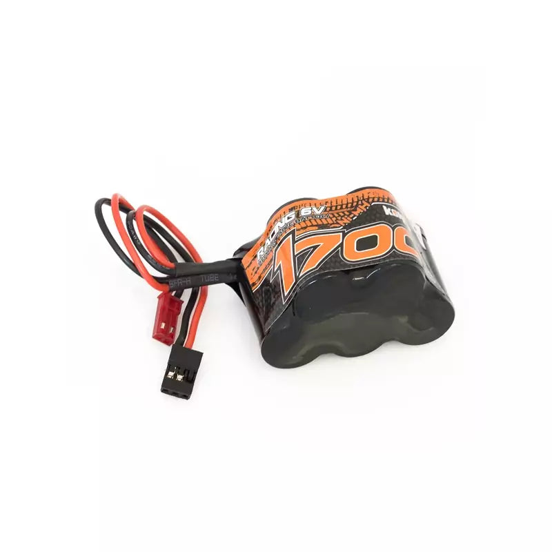 Pack de batterie Konect Réception 6V 1700mAh Ni-Mh Prise BEC/JR - KN-NI6.1700-PYR - Breizh Modélisme.