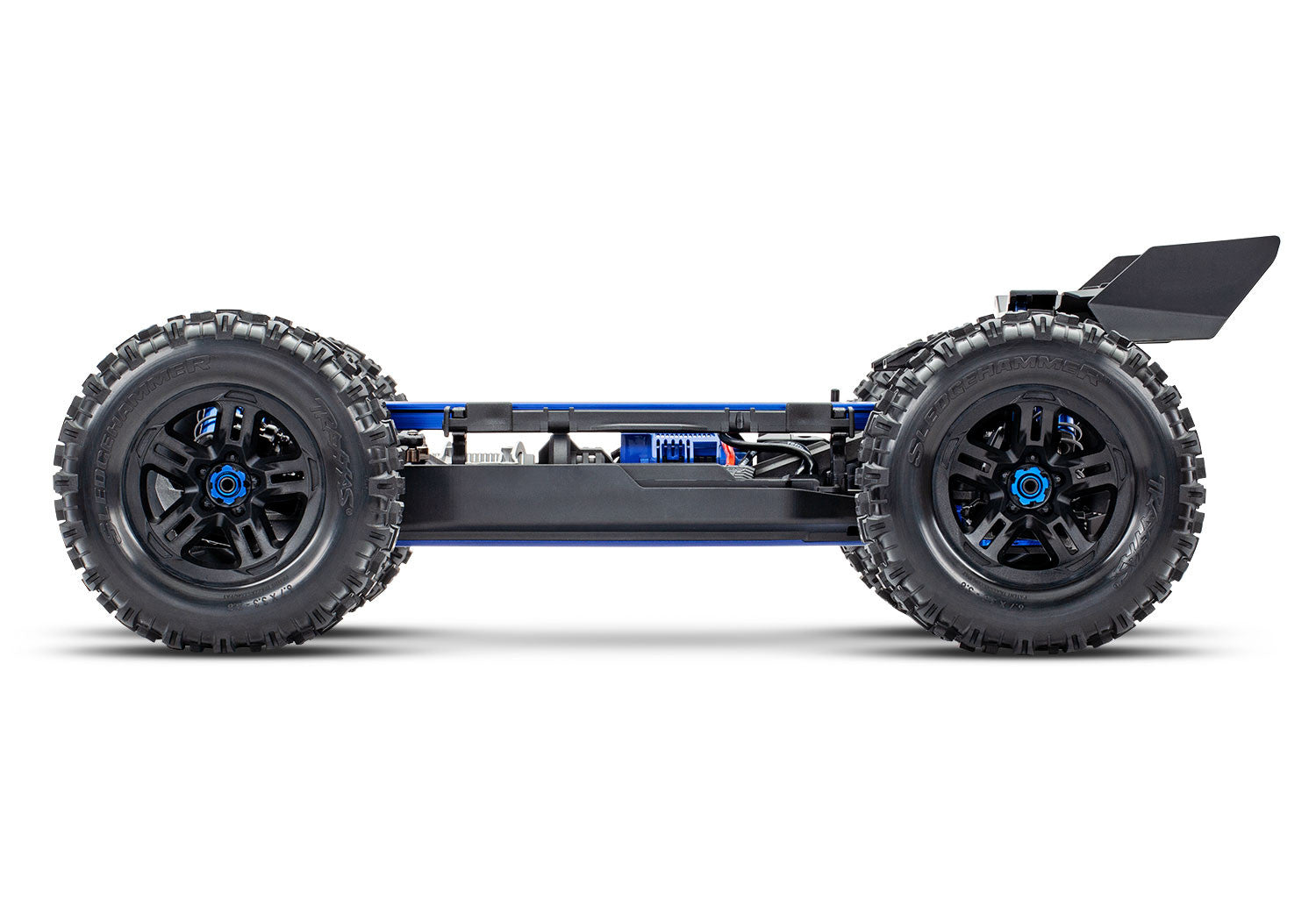 Combo Traxxas Sledge 1/8 Brushless belted bleu VXL 6S TQi ID RTR - 95096-4 - Breizh Modélisme.