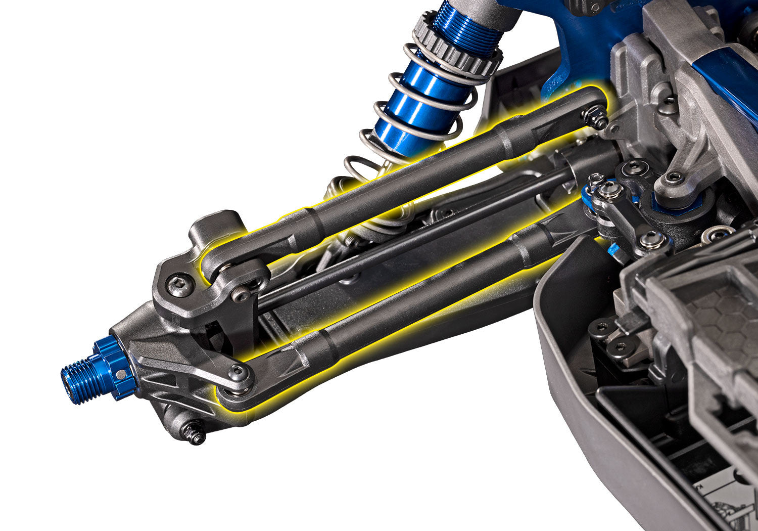 Combo Traxxas Sledge 1/8 Brushless belted bleu VXL 6S TQi ID RTR - 95096-4 - Breizh Modélisme.
