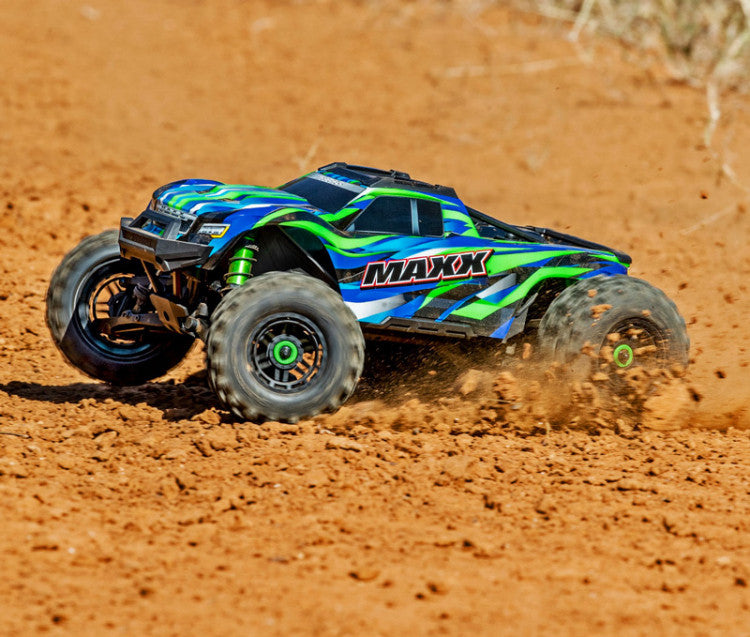 Combo Traxxas Wide-MAXX 4S vert 89086-4 - 1/10 - Breizh Modélisme.