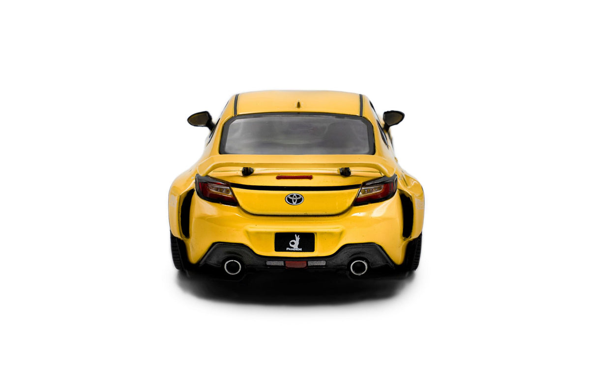 Voiture miniature 1/43 Pandem Toyota GR86 jaune 2022 Solido S4315101 - Breizh Modélisme.