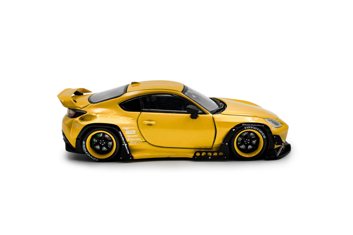 Voiture miniature 1/43 Pandem Toyota GR86 jaune 2022 Solido S4315101 - Breizh Modélisme.