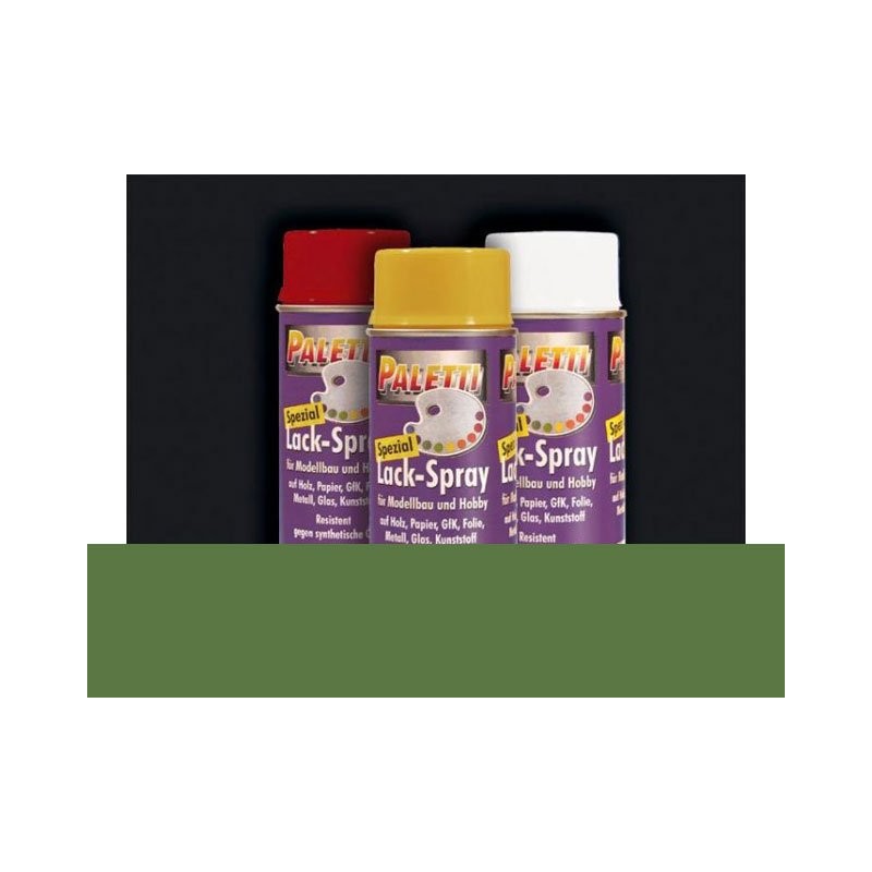 Peinture aérosol brillant vert reseda 400ml Paletti - RAL6011