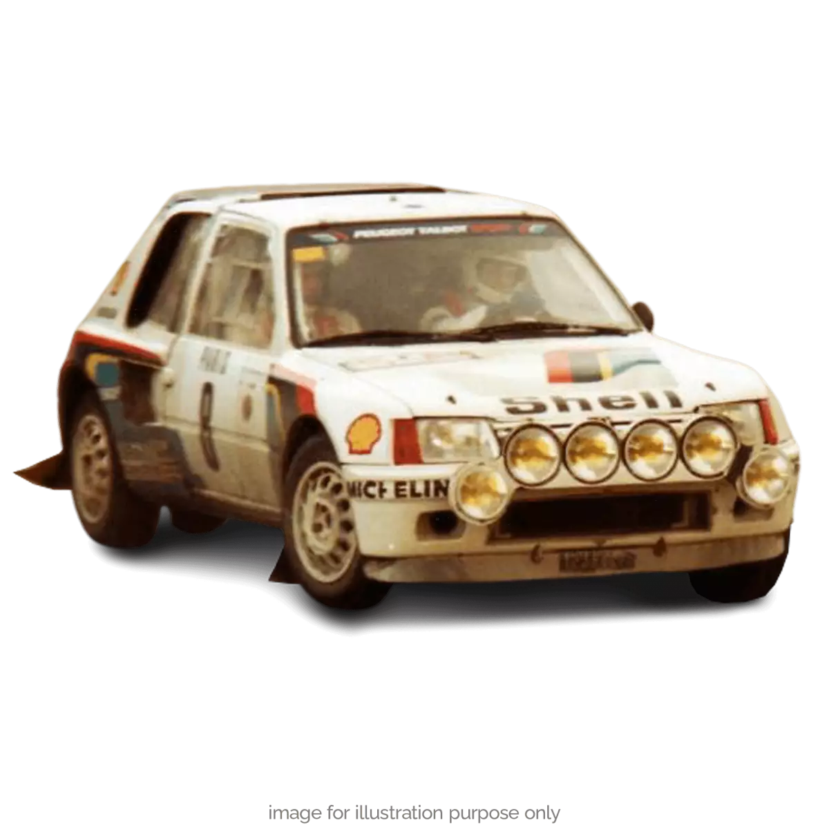 Voiture miniature collection 1/18 Peugeot 205 T16 1985 Rallye Monte-Carlo 8 Bruno Saby Norev 184865