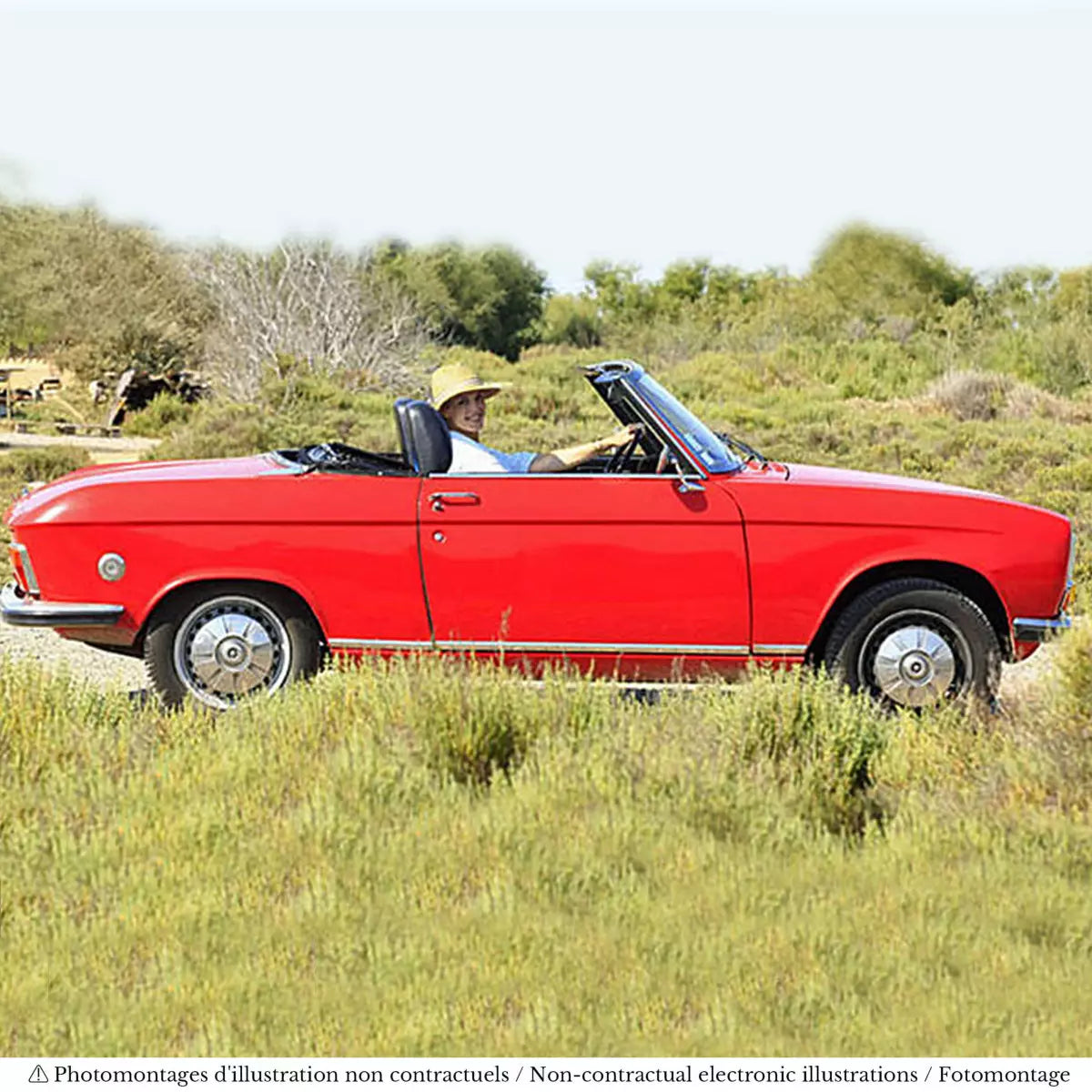 Voiture miniature collection 1/18 Peugeot 304 Cabriolet 1972 Rouge Norev 184980