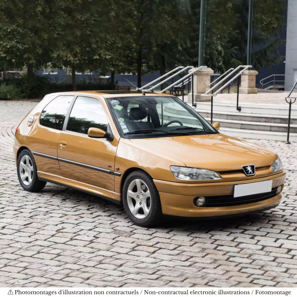 Voiture miniature collection 1/18 Peugeot 306 S16 1997 Jaune Vermeer Norev 184940