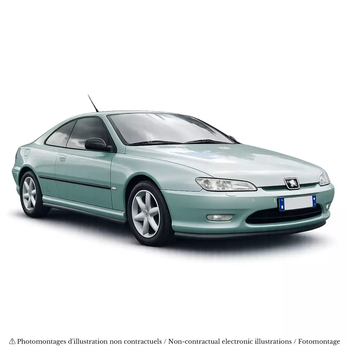 Voiture miniature collection 1/18 Peugeot 406 Coupé 1997 Vert Lugano Norev 185000
