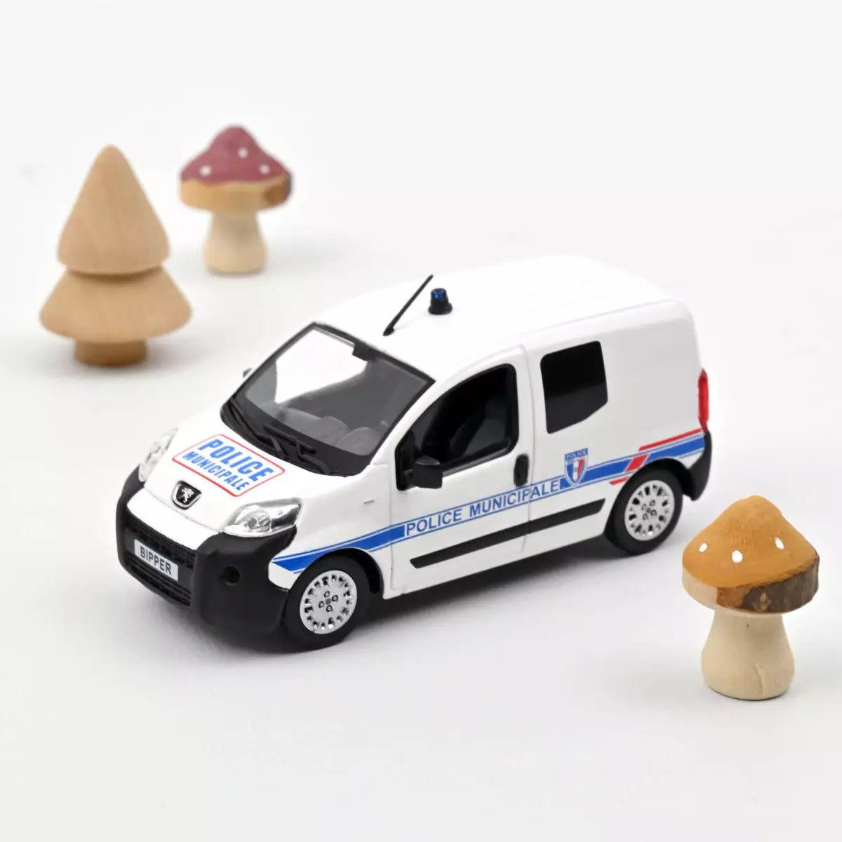 Voiture miniature collection 1/43 Peugeot Bipper 2009 Police Municipale Norev 479869