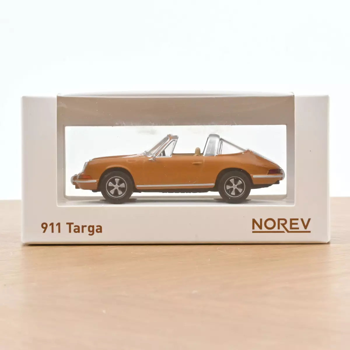 Voiture miniature 1/43 Porsche 911 Targa 1969 Brun Jet-car Norev