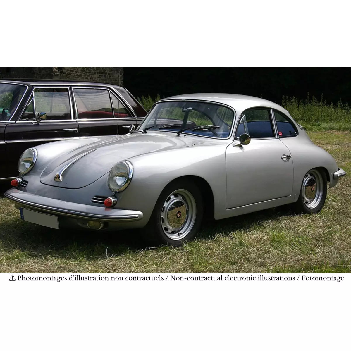 Voiture miniature collection 1/12 Porsche 356 C 1964 Argent Norev 127400