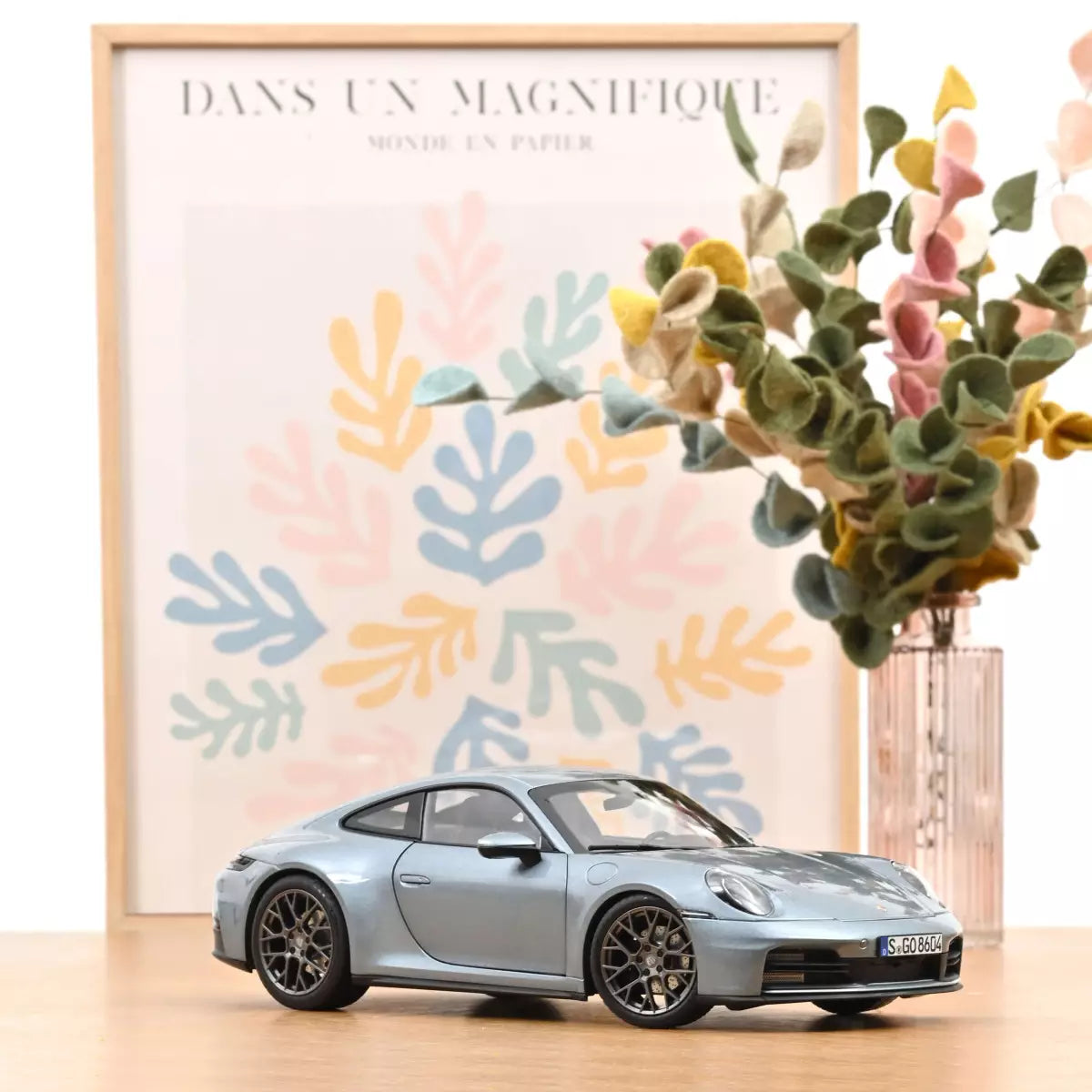 Voiture miniature collection 1/18 Porsche 911 Carrera 2025 964 polarsilvermetallic Norev 187170