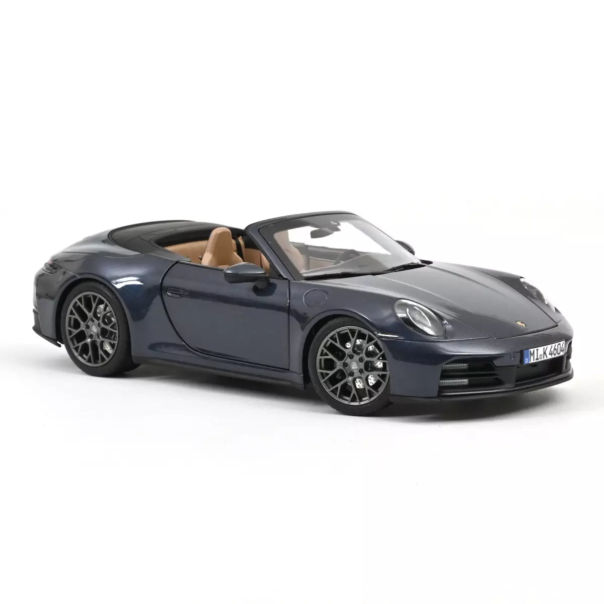 Voiture miniature collection 1/18 Porsche 911 Carrera Cabriolet 2025 Bleu Yachting métallisé Norev 187180