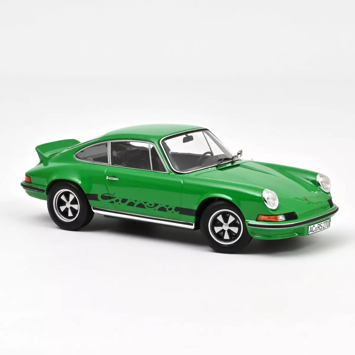 Voiture miniature collection 1/18 Porsche 911 RS 1973 Vert et noir Norev 187680