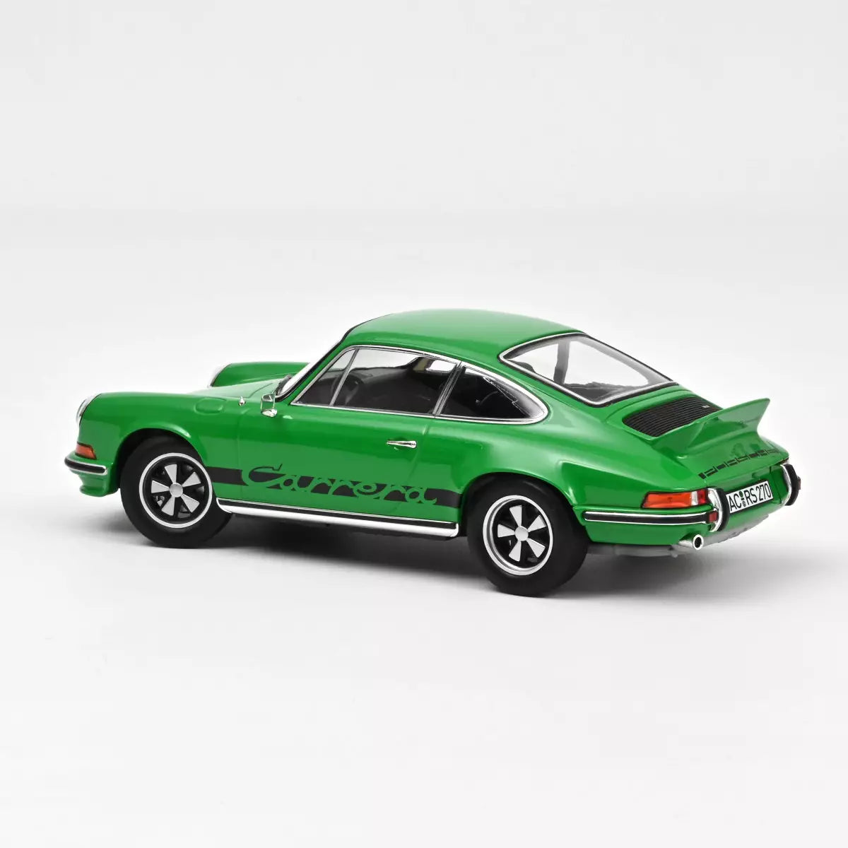 Voiture miniature collection 1/18 Porsche 911 RS 1973 Vert et noir Norev 187680