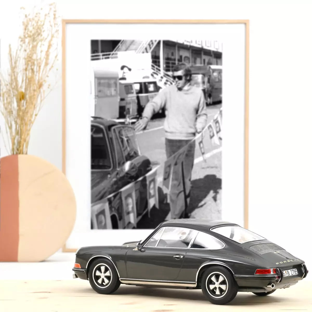Voiture miniature collection 1/12 Porsche 911 S 1970 Gris ardoise Norev 127513