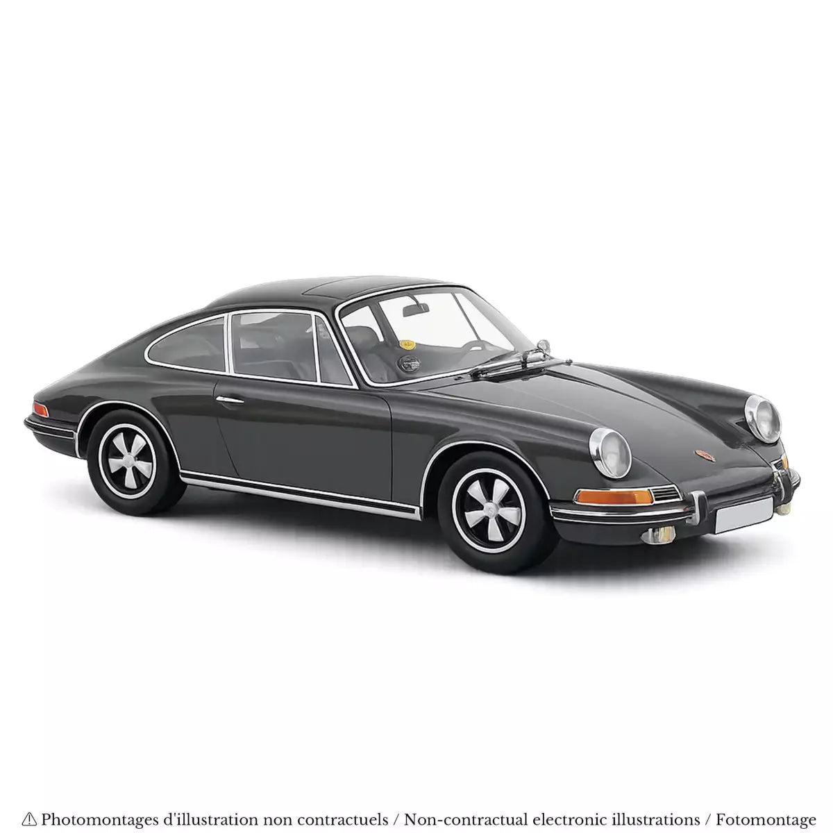 Voiture miniature collection 1/18 Porsche 911 S 1970 Gris Ardoise Norev 187445