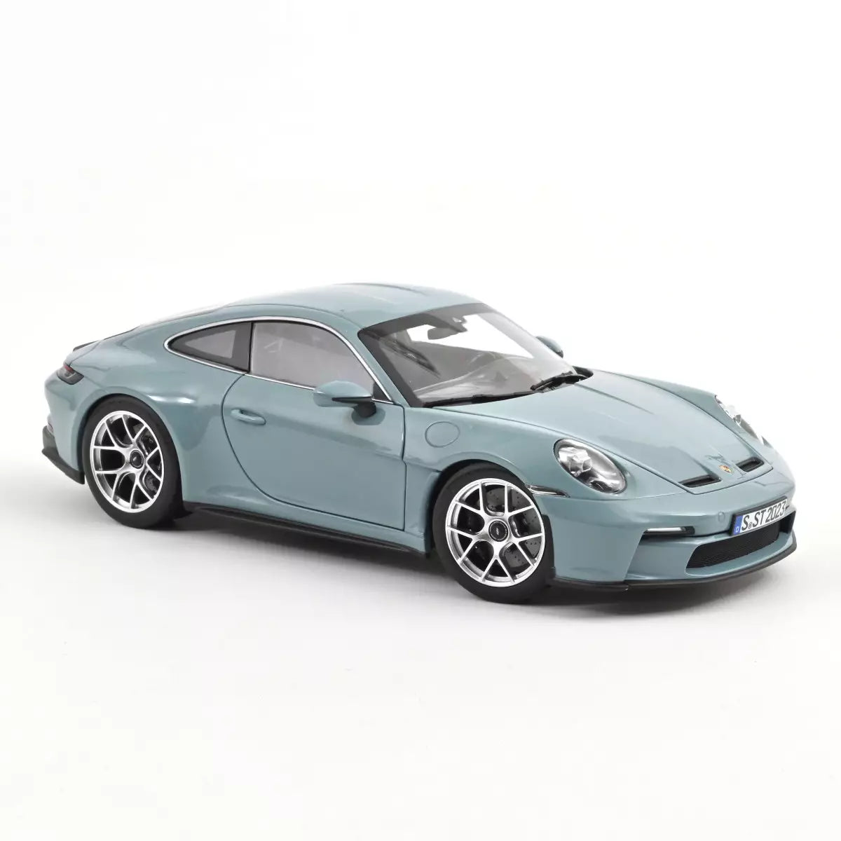 Voiture miniature collection 1/18 Porsche 911 S/T 2023 Bleu Meissen Norev 187470
