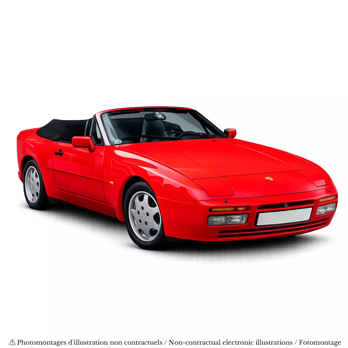 Voiture miniature collection 1/18 Porsche 944 S2 Cabriolet 1989 Rouge Indien Norev 187110
