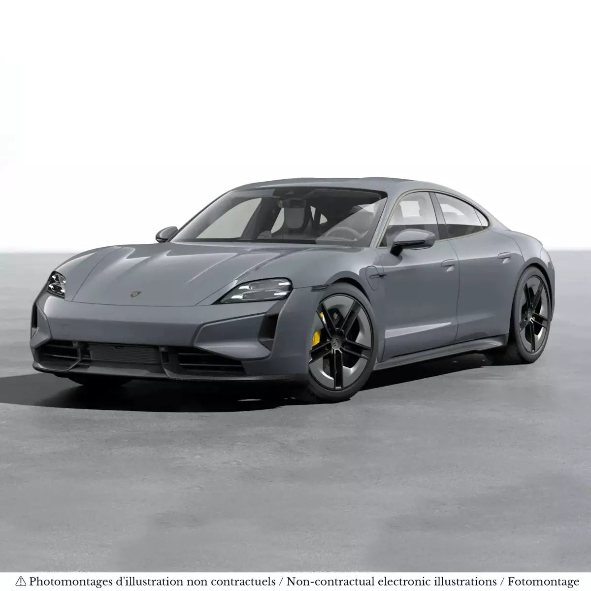 Voiture miniature collection 1/18 Porsche Taycan Turbo S 2024 Gris Ardoise Neo Norev 187654