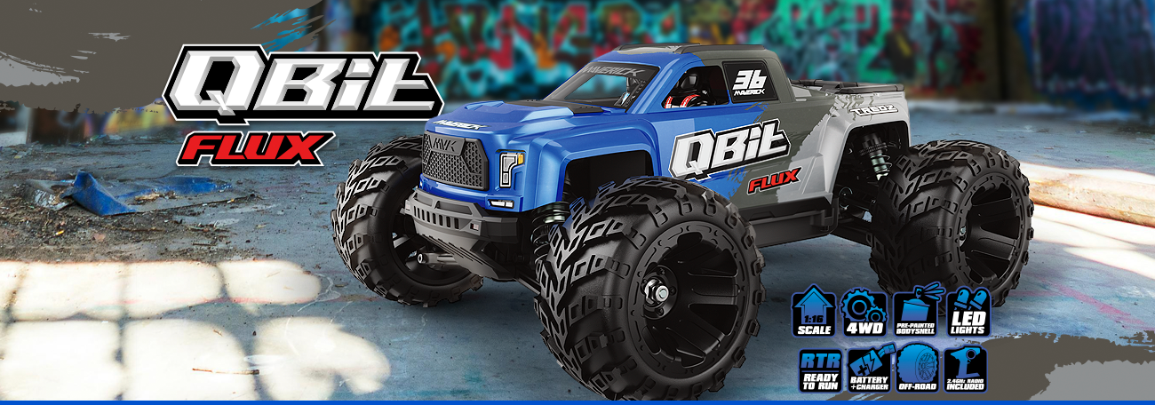 Maverick 151001 QBIT Monster truck 1/16 version brushless 60km/h