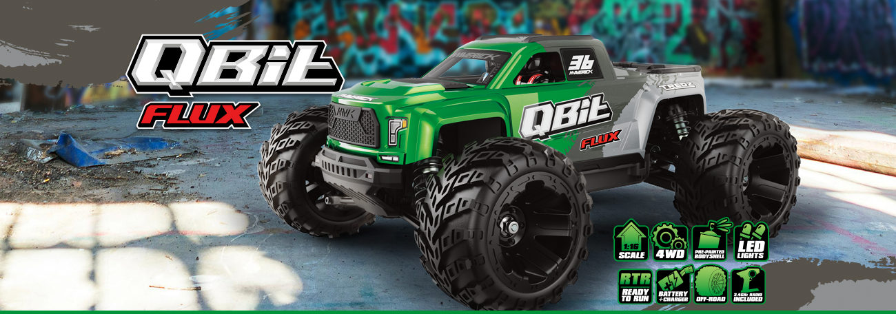 Maverick 151006 QBIT Monster truck 1/16 version brushless 60km/h