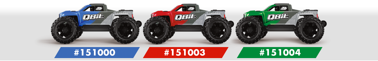 Maverick QBIT Monster truck 1/16 version charbon 151004