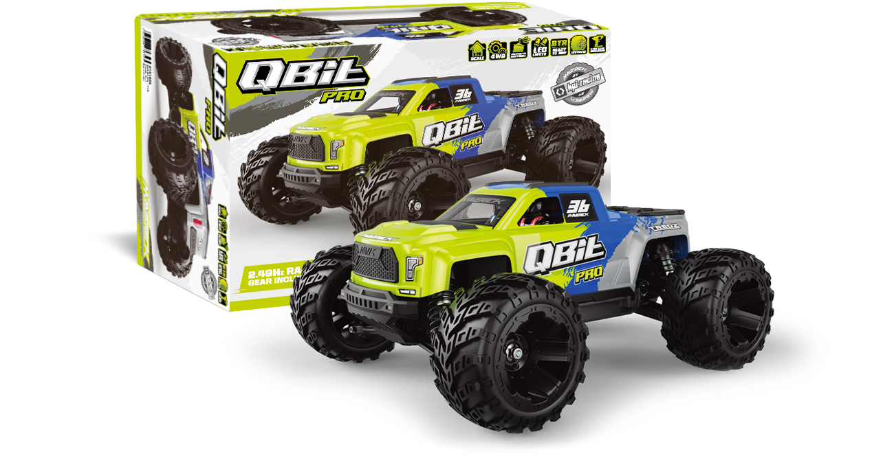 Maverick 151002 QBIT Monster truck 1/16 version brushless PRO 60km/h
