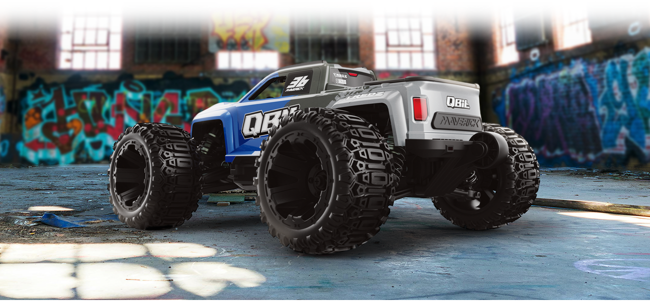Maverick QBIT Monster truck 1/16 version charbon 151000