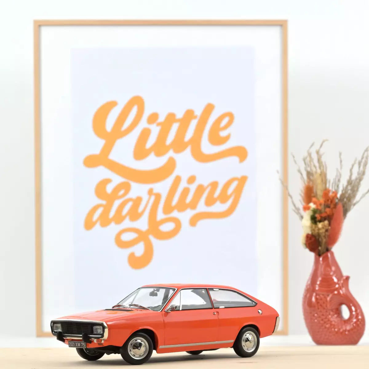 Voiture miniature collection 1/18 Renault 15 TL 1971 Orange Norev 185350