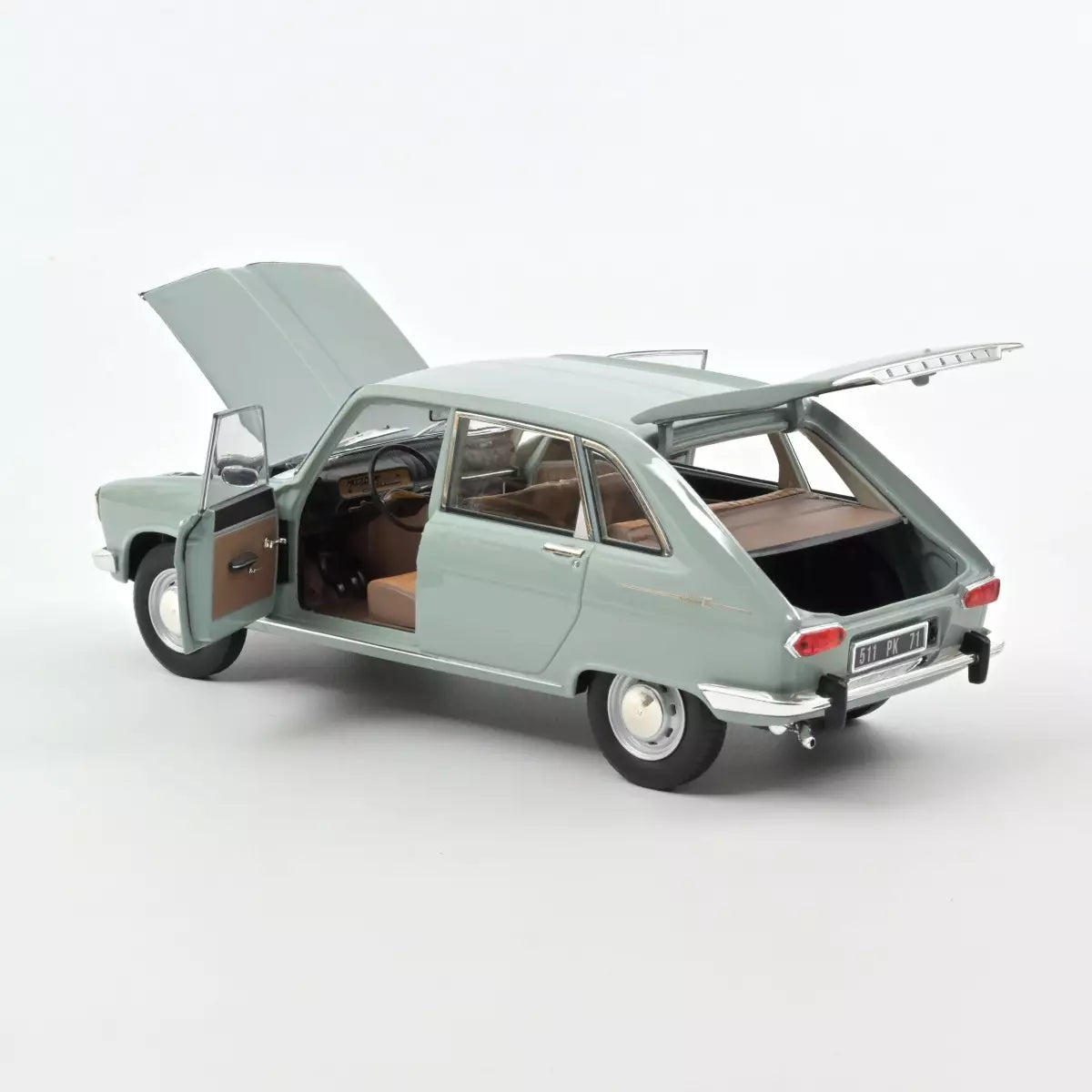 Voiture miniature collection 1/18 Renault 16 1968 Bleu clair Norev 185131