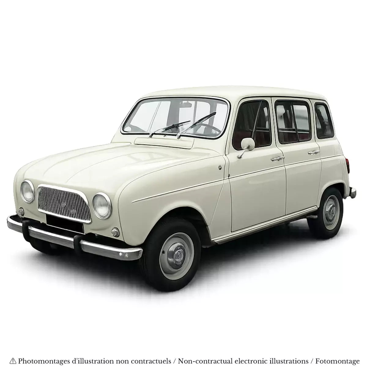 Voiture miniature collection 1/18 Renault 4 L 1965 Blanc Réjane Norev 185269