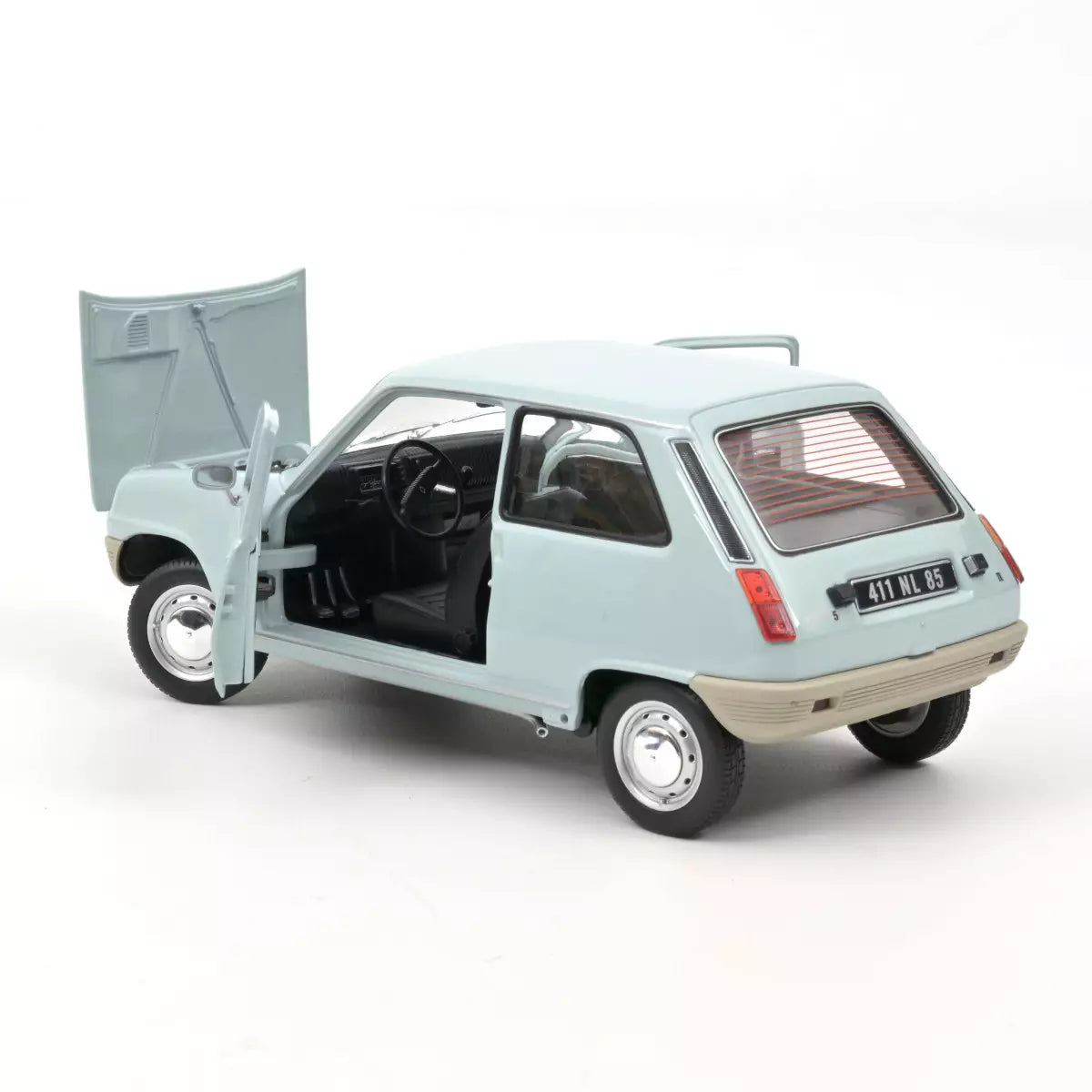 Voiture miniature collection 1/18 Renault 5 1972 Bleu clair Norev 185380