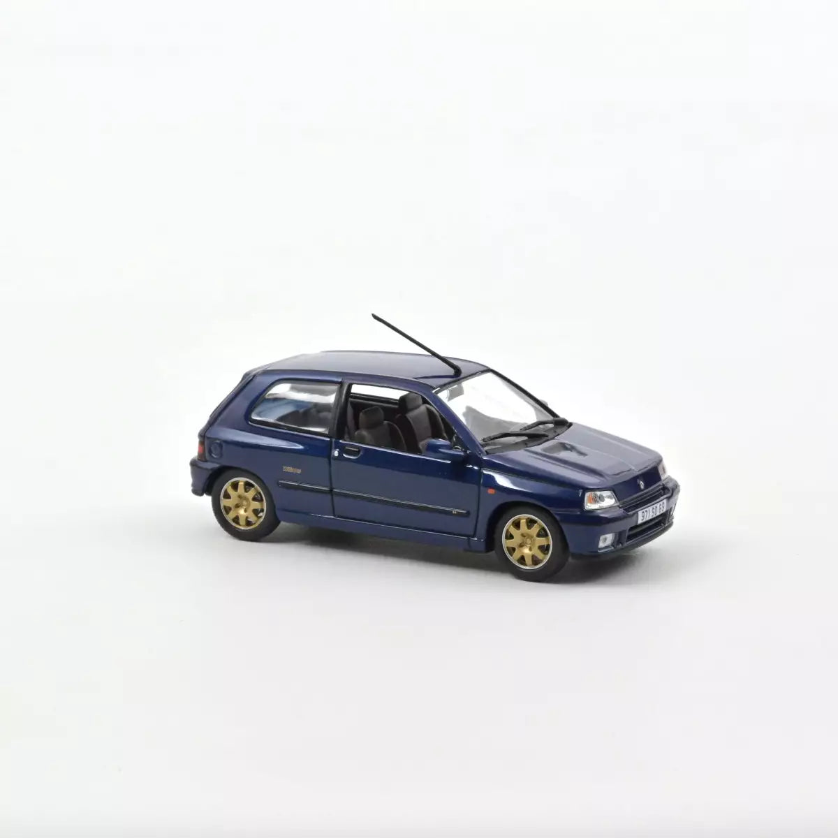 Voiture miniature collection 1/43 Renault Clio Williams 1996 Bleu Norev 517521