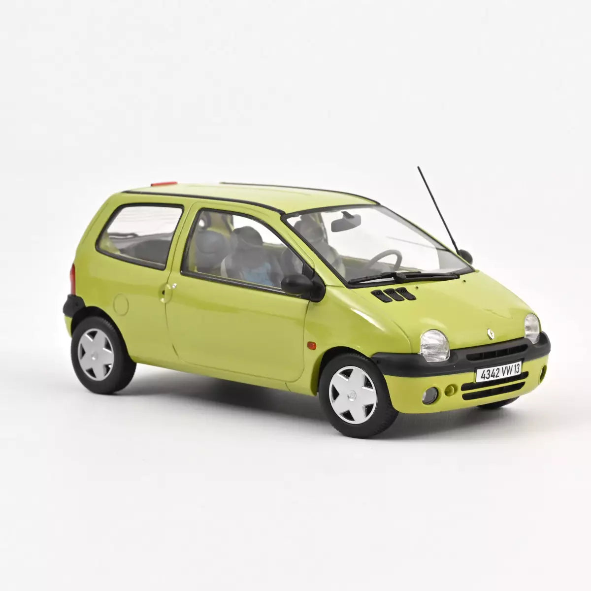 Voiture miniature collection 1/18 Renault Twingo 1998 Jaune Anis Norev 185299