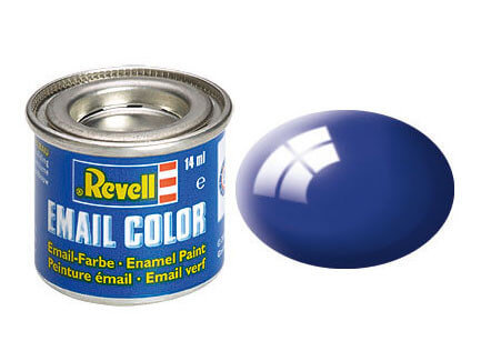 Peinture Bleu méditerrannée brillant - Revell 32151 - RAL 5002 (N°51) - Breizh Modélisme