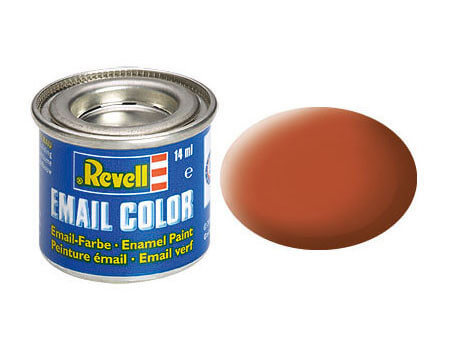 Peinture Brun mat - Revell 32185 - RAL 8023 (N°85) - Breizh Modélisme