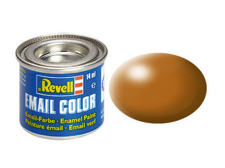 Peinture Brun Ocre satiné - Revell 32382 - RAL 8001 (N°382) - Breizh Modélisme