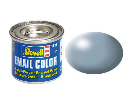Peinture Gris satiné - Revell 32374 - RAL 7001 (N°374) - Breizh Modélisme