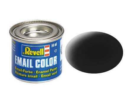 Peinture Noir mat - Revell 32108 - RAL 9011 (N°08) - Breizh Modélisme