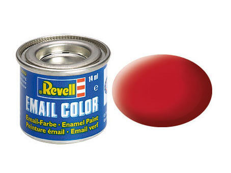Peinture Rouge Carmin mat - Revell 32136 - RAL 3002 (N°36) - Breizh Modélisme
