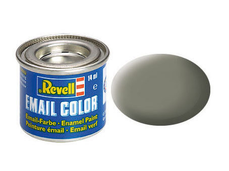 Peinture Vert olive mat - Revell 32145 - RAL 7003 (N°45) - Breizh Modélisme