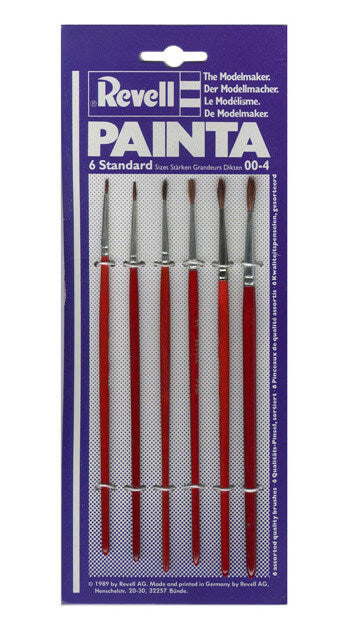 Pinceaux Standart 6 Tailles - Revell 29621 - Breizh Modélisme