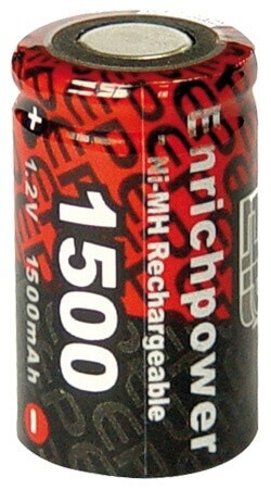 Accu Ni-Mh 1500mAh 1,2V - (28,4 x 16,7mm) - Breizh Modélisme