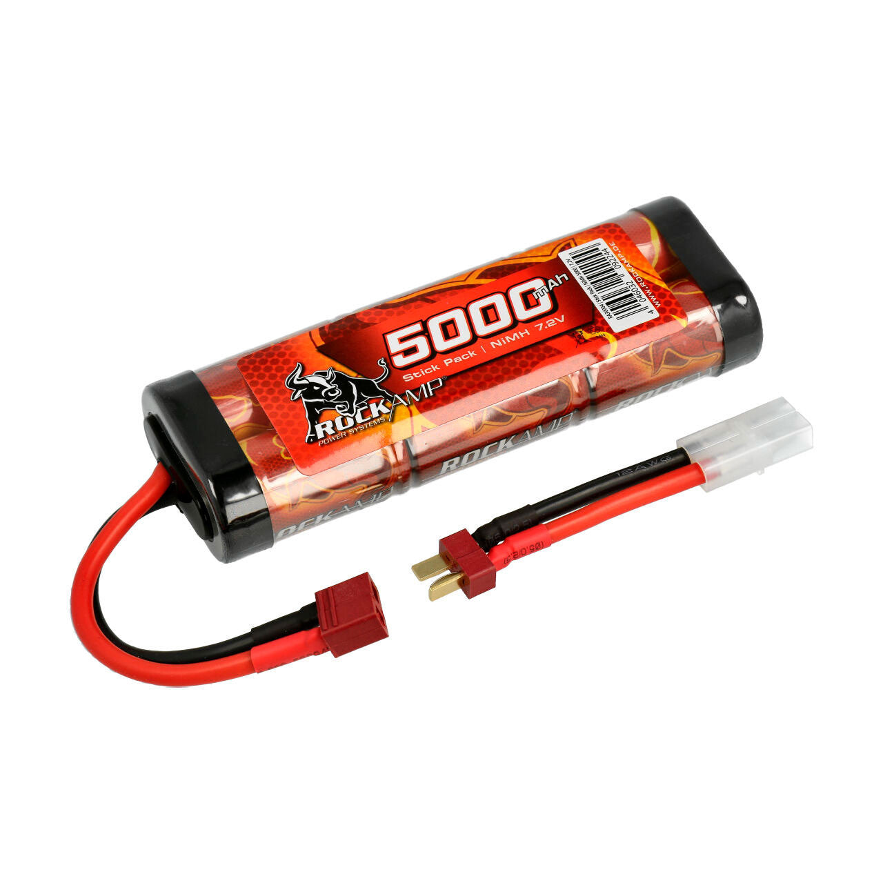 Batterie Ni-Mh 5000mAh 7.2V Tamiya + Dean - Breizh Modélisme
